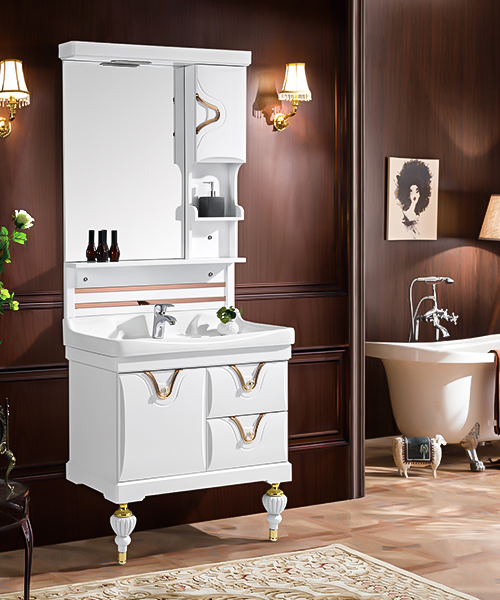 Contratop/basin: resina, phoenix lapis, rasa, ceramicus fieri potest, artificium exquisitum, calidum Sale Modern Style Bathroom Luxuria Shower Room Cabinet Cum Speculum Cabinet JH-P01651