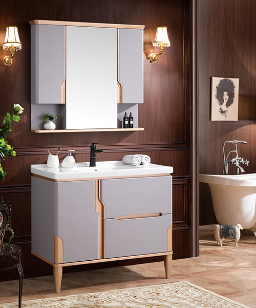 Overall customization, high cost performance, hot Sale Modern Style Bathroom Luxuria Shower Room Cabinet With Speculum Cabinet JH-P1903